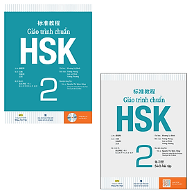 Combo Giáo Trình Chuẩn HSK 2 - Sách Bài Học và Bài tập (Bộ 2 cuốn) - Khương Lệ Bình