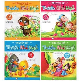 Bộ Sách Truyện Kể Trước Khi Đi Ngủ: Tốt Bụng + Can Đảm + Đoàn Kết + Vui Vẻ