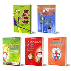 Combo Âm Dương Khí Công + Diện Chẩn ABC + Chữa Bệnh Bằng Đồ Hình Phản Chiếu Và Đồng Ứng + Điều Khiển Liệu Pháp + Ẩm Thực Dưỡng Sinh - 