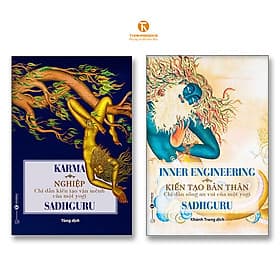 Combo 2 cuốn của tác giả Sadhguru - Nghiệp + Kiến tạo bản thân - G