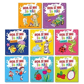 Combo Họa Sĩ Nhí Tô Màu (Trọn Bộ 8 Quyển) - Kim