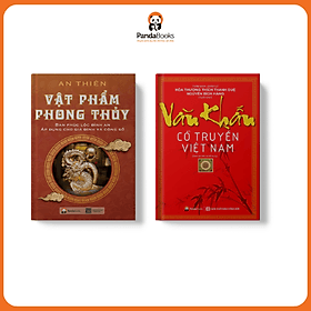 Sách PANDABOOKS combo 2 cuốn Vật phẩm phong thuỷ +Văn khấn cổ truyền bản màu - Vân Phong