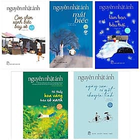 Combo 5 Cuốn: Con Chim Xanh Biếc Bay Về + Mắt Biếc + Làm Bạn Bới Bầu Trời + Ngày Xưa Có Một Chuyện Tình + Tôi Thấy Hoa Vàng Trên Cỏ Xanh (Top 5 Sách Hay Nhất Và Mới Nhất của Nguyễn Nhật Ánh) - Hoa Cỏ