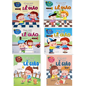 Combo Dạy Con Học Lễ Giáo - 6 Cuốn - Tứ Diệp Thảo - Tái Bản - Vanlangbooks - Tứ Diệp Thảo