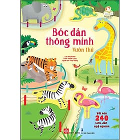 Sách Bóc Dán Thông Minh - Vườn Thú - Thu