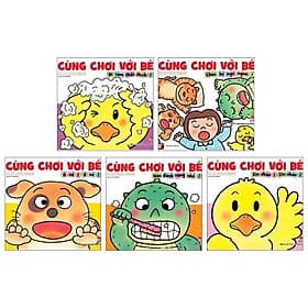 Combo Ehon tương tác Nhật Bản - Cùng chơi với bé - 5 cuốn (NXB Kim Đồng) - Kim Hye-Jin
