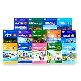 Bộ sách giáo khoa Lớp 11- Kết Nối Tri Thức Với Cuộc Sống (14 quyển- Kèm bìa nilong bao sách) - Tri Thức