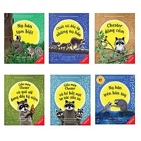 Sách Picture Book Song Ngữ 3-8 Tuổi - Gấu Mèo Chester ( Trọn bộ 6 cuốn) - Tái bản 2021 - Văn