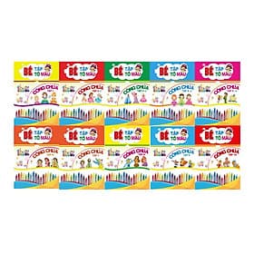 Combo Bé Tập Tô Màu Công Chúa (10 Tập)