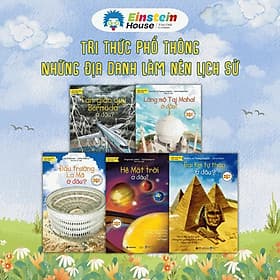 Bộ Sách Tri Thức Phổ Thông - Những Địa Danh Làm Nên Lịch Sử: Lăng Mộ Taj Mahal Ở Đâu? + Hệ Mặt Trời Ở Đâu? + Tam Giác Quỷ Bermuda Ở Đâu? + Đại Kim Tự Tháp Ở Đâu? + Đấu Trường La Mã Ở Đâu? - Tri Thức