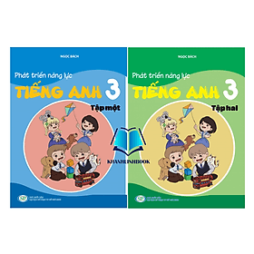 Combo Phát triển năng lực Tiếng Anh 3 - tập 1 + 2 (KP)