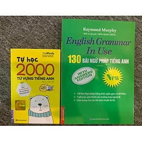 COMBO 130 BÀI NGỮ PHÁP TIẾNG ANH - ENGLISH GRAMMAR IN USE + TỰ HỌC 2000 TỪ VỰNG TIẾNG ANH THEO CHỦ ĐỀ (2 QUYỂN) - Theo Theobald
