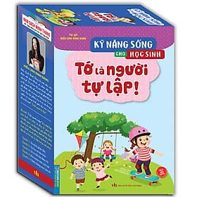 Combo hộp kỹ năng sống cho học sinh - Tớ là người tự lập (Trọn bộ 5 cuốn) - Minh Minh