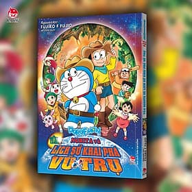 Truyện tranh Doraemon Movie Story màu: Nobita và lịch sử khai phá vũ trụ (Chang Book) - Vu Đồng