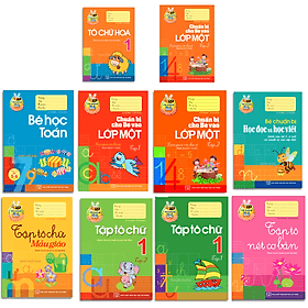 Sách Chuẩn bị cho bé vào lớp 1( Túi 10 Cuốn) - Long