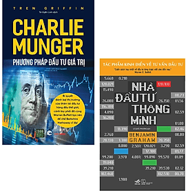 Combo 2Q Sách Kinh Điển Về Đầu Tư Tài Chính Hiệu Qủa : Nhà Đầu Tư Thông Minh + Charlie Munger - Phương Pháp Đầu Tư Giá Trị - Chà