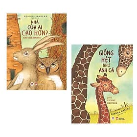 Combo (2 Cuốn) Sách Thiếu Nhi Hay: Nhà Của Ai Cao Hơn? + Giống Hệt Như Anh Cả (những mẩu truyện thú vị cùng hình ảnh sống động thu hút các em nhỏ) - Hoàng Thu Hà