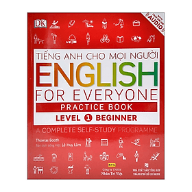 Sách Tiếng Anh Cho Mọi Người - English For Everyone Practice Book Level 1 Beginner - Nhân Trí Việt