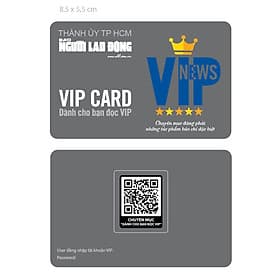Thẻ VIP "dành cho bạn đọc VIP" của Báo Người Lao Động - Lão Ngư