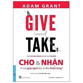 Sách Give And Take - Cho & Nhận - Việt An