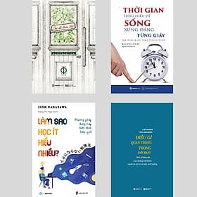 Bộ: Tôi Đi Tìm Tôi - Thời Gian - Thấu Hiểu Để Sống Xứng Đáng Từng Giây - Điều Gì Quan Trọng Trong Đời Bạn - Làm Sao Học Ít Hiểu Nhiều - Di Di