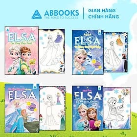 Bộ Sách Tô Màu Công Chúa Elsa – 4 Quyển Đặc Biệt Cho Bé Gái Yêu Thích Thế Giới Phép Thuật ️ - Bộ Văn Hóa