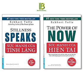Combo 2 Tác Phẩm Của Eckhart Tolle: Sức Mạnh Của Tĩnh Lặng + Sức Mạnh Của Hiện Tại - Top 1 The New York Times Best Sellers - First News - Tặng Kèm Bookmark Bamboo Books - The First Wild Boar 02 Studio