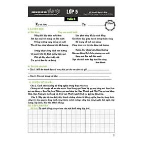 Phiếu Bài Tập Cuối Tuần Tiếng Việt Lớp 5 - Dùng Chung Cho Các Bộ SGK Hiện Hành - Hồng Ân - An Vi