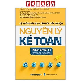 Hệ Thống Bài Tập Và Câu Hỏi Trắc Nghiệm - Nguyên Lý Kế Toán - Thương Thương