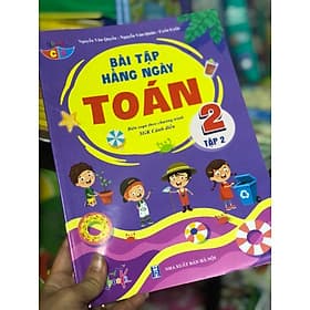 Combo Bài Tập Hằng Ngày - Toán và Tiếng Việt Lớp 2 - cánh diều - Tập 1, 2 (2 cuốn) ,