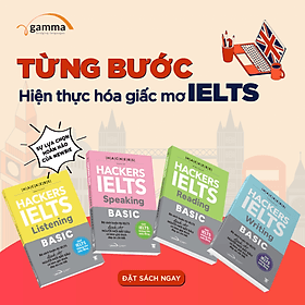 Combo 4 Cuốn: Bộ Hackers IELTS Basic - 