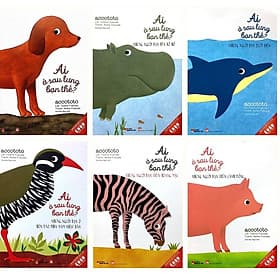 Combo 6 Cuốn Ehon Nhật Bản : Ai Ở Sau Lưng Bạn Thế (Tái Bản) - Nhật Nam