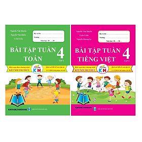 Combo Bài Tập Tuần Toán + Tiếng Việt 4 - Tập 2 - Kết Nối Tri Thức Với Cuộc Sống - Tri Thức