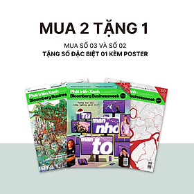 Combo Ấn phẩm Phát triển xanh Bloomberg Businessweek Vietnam kỳ 3 & kỳ 2 - Trí