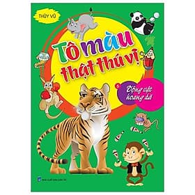 Sách Tô Màu Thật Thú Vị - Động Vật Hoang Dã - Thu