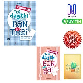 Combo Cẩm Nang Tuổi Dậy Thì Dành Cho Bạn Trai+Cẩm Nang Tuổi Dậy Thì Dành Cho Bạn Gái. Tái bản.Tặng bút và sổ tay - Gã