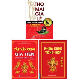 Combo Thọ Mai Gia Lễ + Tập Văn Cúng Gia Tiên + Khoa Cúng Tổng Hợp - MT - Nha Nha