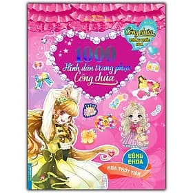 Sách Công Chúa Vương Quốc Hoa - 1000 Hình Dán Trang Phục Công Chúa - Công Chúa Hoa Thủy Tiên - Thủy Tiên