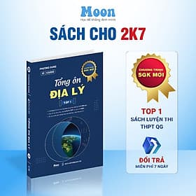 Sách ID Tổng Ôn Địa Lí lớp 12 luyện thi kiến thức ôn thi thpt quốc gia Bản Mới Nhất Moonbook - G