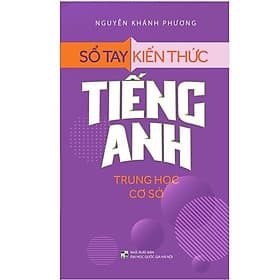 Sổ Tay Kiến Thức Tiếng Anh Trung Học Cơ Sở - Bản Quyền - Kiến Minh