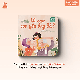 Sách Cả Nhà Thương Con - Bộ sách thơ tập nói, tập đọc giúp phát triển ngôn ngữ cho bé 0-6 tuổi - Thương Thương