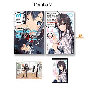Combo Chuyện tình thanh xuân bi hài của tôi quả nhiên là sai lầm - Tập 14 + Comic tập 1 - Bi Chu