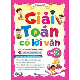 Sách Giải Toán Có Lời Văn Lớp 2 - Chương Trình Mới (1 Cuốn) - Bản Quyền - Văn