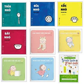 Combo Ehon Nhật Bản Bán Chạy: Làm Quen Với Cuộc Sống Cùng Tengu + Ehon Đồ Vật Quanh Bé + 5 Thói Quen Và 8 Trò Chơi Để Con Thông Minh (9 Sách Nuôi Dưỡng Tâm Hồn Cho Bé) - Minh Minh