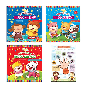 Combo Truyện Cực Hay Cho Bé: Truyện Kể Trước Khi Ngủ - Kỹ Năng Sống An Toàn +Phát Triển Trí Tuệ+ Thói Quen Tốt_Tặng Poster Ngộ Nghĩnh - Tuệ Nghi