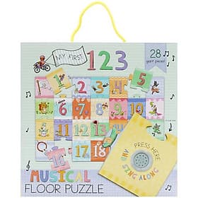 Musical Floor Puzzle - My First 123 (28 Giant Pieces) - NORTH PARADE PUBLISHING LTD