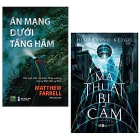 Combo 2 cuốn: Án Mạng Dưới Tầng Hầm + Ma Thuật Bị Cấm ( Bộ truyện trinh thám hấp dẫn/ Higashino Keigo/ Tặng kèm Bookmark) - KEI