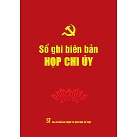 Sổ ghi biên bản họp chi ủy - Nhà xuất bản Larousse