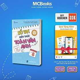 Sổ Tay Kiến Thức Toán - Văn - Anh Lớp 8 - MCBooks