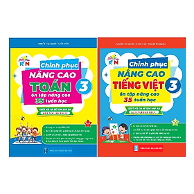 Combo Chinh Phục Nâng Cao Toán + Tiếng Việt Lớp 3 - Kết Nối - Việt An